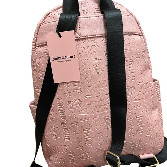 BNWT. JUICY COUTURE BLUSH WORD PLAY BACKPACK - Picture 6 of 13